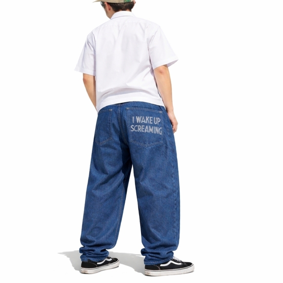 LOOSE FITS Los Angeles 5-Pocket Denim BAGGY JEANS Men's Large 37x40 - Picture 5 of 5